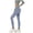 #2Light Blue, variant on MYAOYI Women's High Waist Yoga Pants, Buttery Soft Tummy Control Butt Lifting Workout Leggings,Blue,XXL