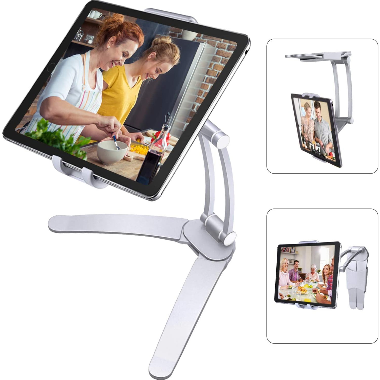2 Adjustable Tablet Mount for Cabinets Counter Tops Walls fits iPad 9.7 6th Gen 