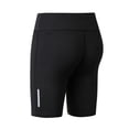 thumbnail image 2 of Fysho Women Reflective Compression Shorts Running Yoga Sports Short Pants, 2 of 4