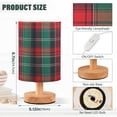 thumbnail image 2 of Yayeee Table Lamp for Bedroom Nightstand LED Portable Bedside Warm Light, Red Green Pattern, 2 of 7