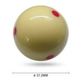 thumbnail image 4 of Boule de Queue Blanche 5.72cm 1 PCS 57.2MM Boule de Queue de Billard, 4 of 6