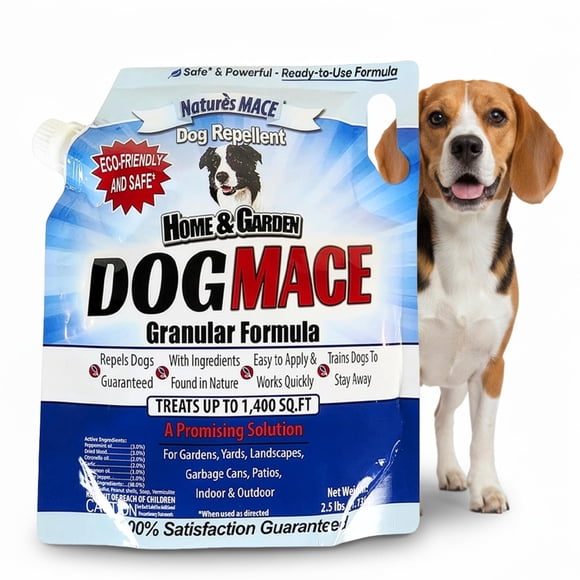 Repelente para perros Nature's MACE granulado 1,400 pies²
