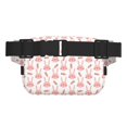 thumbnail image 3 of Rateoe Rabbit Is And Carrots Print Fanny Pack Belt Bag for Women and Men, Square Double-Layer Waterproof Waist Pack with Adjustable Strap for Hiking, Jogging, Cycling, 3 of 9