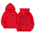 thumbnail image 7 of Tween Girls Hoodies Sweatshirts Soft Pullover With Hood Casual School Outdoor Clothing Red Size 11-12T, 7 of 7