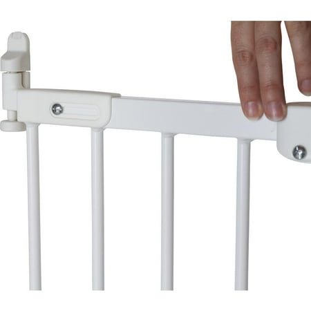 UPC: 5705548034016 | BabyDan Flexi Fit Angle Mount Safety Gate 26.4 – 41.5 White Metal