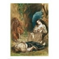 thumbnail image 2 of Lelia in the Cave Poster Print by Eugene Delacroix (24 x 36), 2 of 4