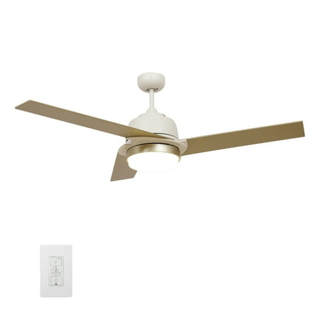 

Trifecte 52 3 Blades Smart Ceiling Fan with Wall Control and Light Kit Included