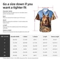 thumbnail image 3 of Picia Close-Up Curious Squirrel Gentle Cotton Regular Fit Short Sleeve Casual Hawaiian Shirt for Men-XX-Large, 3 of 8