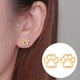 thumbnail image 1 of Y Joyería Hueco Perro Gato Pendientes Cute Pet Huella Animal Pendientes, 1 of 4