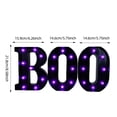 thumbnail image 3 of Halloween Decorations Indoor,"BOO" Sign 3 LED Light up Letters for Home Fireplace Room Desk Mantel Table Vintage Gothic Party Halloween Indoor Decor, 3 of 7