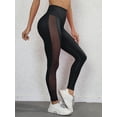 thumbnail image 2 of Biekopu Women Yoga Pants High Waist Stretchy Hip Lift Workout Leggings Hollowed Exercise Running Sport Pants, 2 of 3