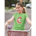 thumbnail image 2 of Girl On A Watermelon T-Shirt Juniors -Image by Shutterstock,  x-Large, 2 of 4
