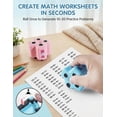 4 in 1 Math Stamp Roller with Addition, Subtraction, Multiplication and ...