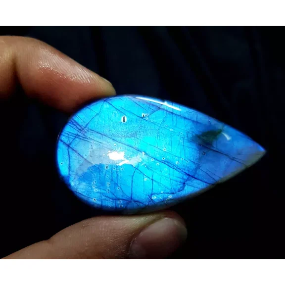 100% Original Labradorite 90 CT Natural Blue Labradorite Polished Cabochons