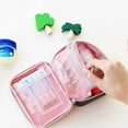 thumbnail image 2 of Mini Open First Aid Kit Bag Travel Pharmaceutical Organizer Emergency Kit Pink and Beautiful, 2 of 5