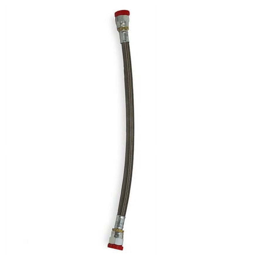 Velvac 5/8" x 36" Stainless Steel Air Compressor Hose Silver 142536