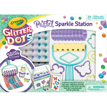 100-Pieces Crayola Glitter Dots Sparkle Station For Children