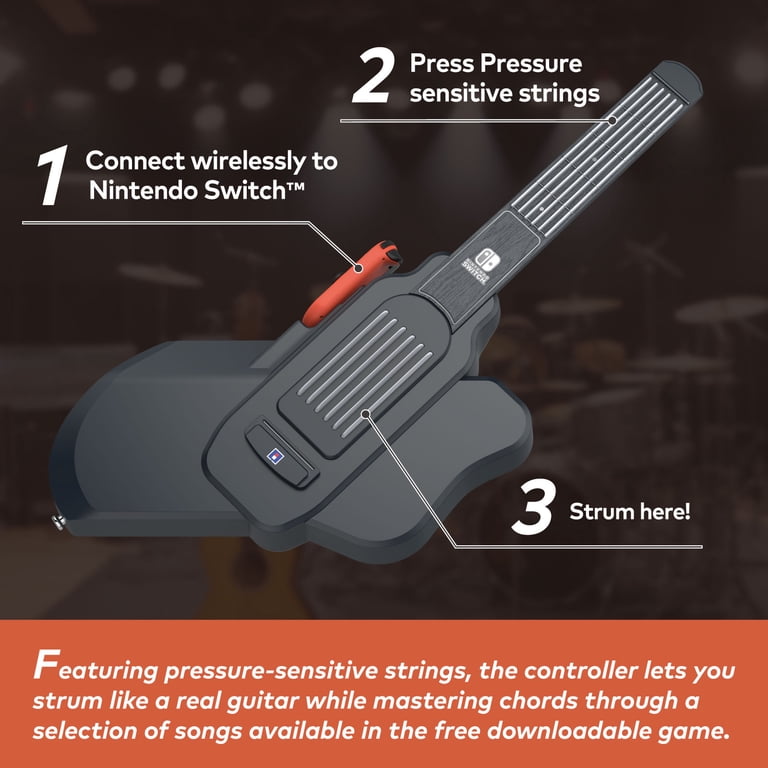 Nintendo Switch GUITAR LIFE LESSON 1 (Nintendo Switch) HORI, Guitar Life: Lesson 1, Guitar Controller Bundle - Walmart.com