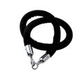 thumbnail image 2 of 1.5m Velvet Rope Crowd Control Stanchion Barrier Velvet Rope Post Queue Line Barrier Black, 2 of 9