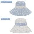 thumbnail image 3 of Womens Sun Hats Summer Reversible UPF 50+ Beach, Hiking Hat, Foldable Floppy Wide Brim Cap, 3 of 7