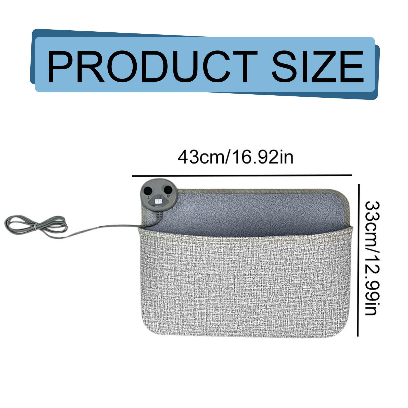Electric Heating Pad Cozival Heated Floor Mat - Desk Foot Warmer with 5 Temperature Settings & 7 Timer Modes, Energy-Saving Heating Pad for Women & Men, Cozy Home Office & Living Room Essential
