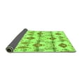 thumbnail image 2 of Ahgly Company Indoor Round Abstract Green Modern Area Rugs, 5' Round, 2 of 4