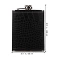 thumbnail image 2 of 1 Set Pocket Alcohol Liquor Flask Vintage Style Portable Alcohol Flask Gift, 2 of 9