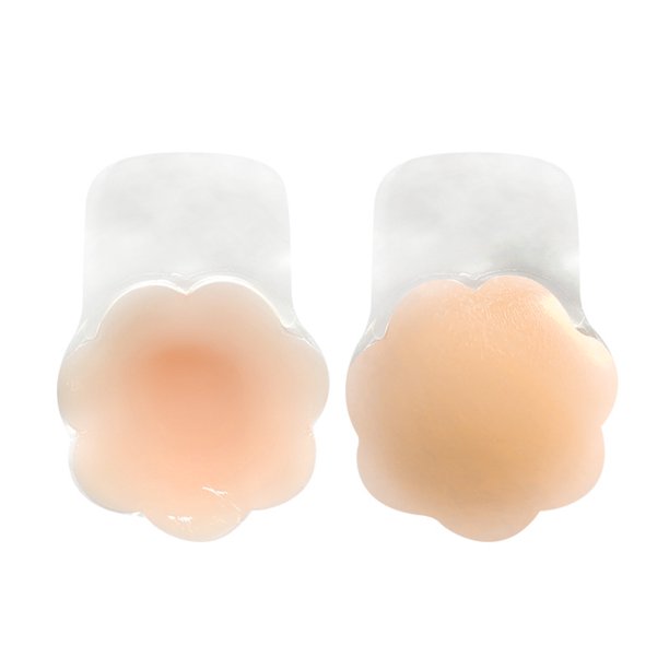 Silicona Reutilizable Nipplecovers Flor Pétalo Cofre Invisible Cubiertas de pezones Parche adhesivo Pegatinas adhesivas Empuje hacia arriba Cinta Nippleless para mujeres