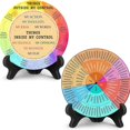 thumbnail image 2 of kcavykas Big Deals Items Calming Emotion Wheel Psychological Health Decorative Ornament, 2 of 6