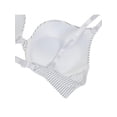 thumbnail image 5 of Women Front Close Wireless Bra Striped Adjusted Push Up Bra Tshirt Bra Wire Free Bra, 5 of 5