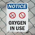 thumbnail image 5 of (2 Pack) Oxygen In Use OSHA Notice Sign 7 Inch X 10 Inch Indoor / Outdoor Rust-Free Aluminum Metal Signs for Workplace, Workshop, and Construction Site, Made in the USA, 5 of 8