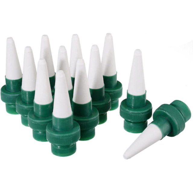 Self Watering Sniples, Automatic Plant Watering System, Ceramic Flower and Drip Irrigation Ceramic Watering System (12 PC) for Garden Use