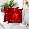 18x18 Inches Red Heart Pillow Covers Lovers Pillowcase Valentine's Day