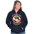 thumbnail image 4 of Stronger Together Social Justice Unisex Fleece Graphic Zip Up Hoodie Brisco Brands 2X, 4 of 5