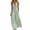 Green Outfits, variant on Women's Sleeveless Backless Jumpsuits Halter V Nek Front Zipper High Rise Wide Leg Palazzo Pants with Pockets Boho Beach Outfit Wine