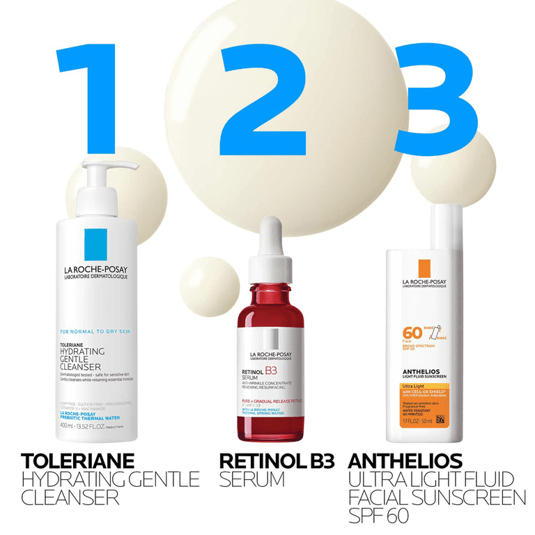La Roche-Posay Pure Retinol Face Serum with Vitamin B3, 1.0 fl oz