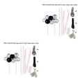 thumbnail image 1 of bedienty Cake Topper Home Wedding Party Cake Balloon Ribbon Straws Decoration Pastry Decor Sapphire Glitter Balloon 3# 2Set, 1 of 6