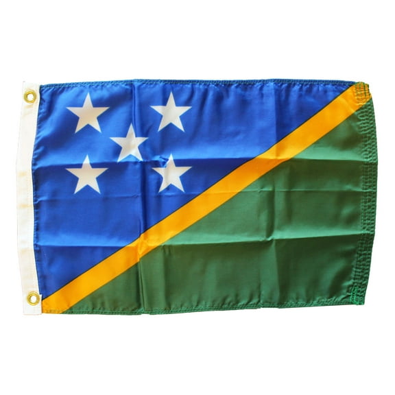 Solomon Islands - 12"X18" Nylon Flag