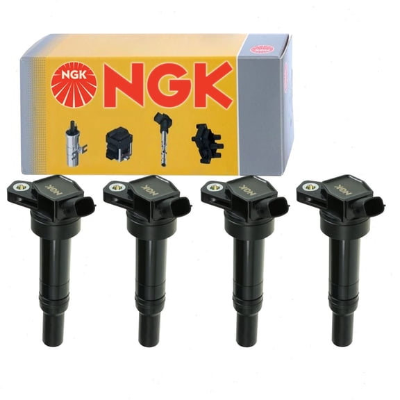 4 pc NGK Ignition Coils compatible with Hyundai Elantra GT 1.8L 2.0L L4 2013-2017