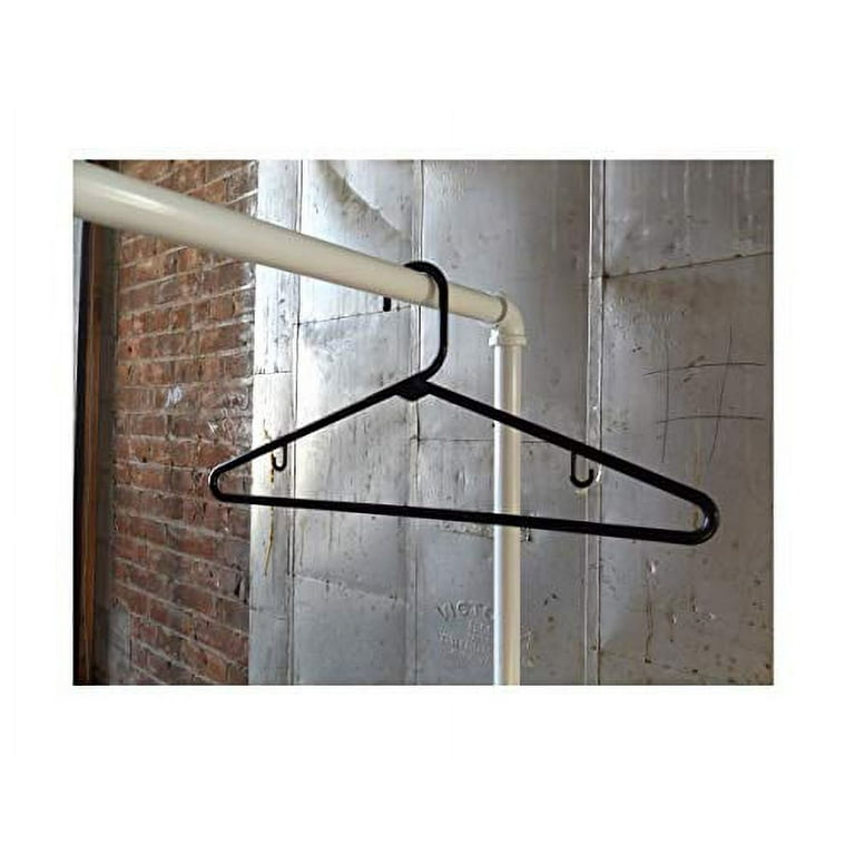 Plastic Tubular Hangers - 16 3/8 Black