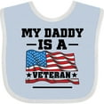 thumbnail image 3 of Inktastic My Daddy is a Veteran Boys or Girls Baby Bib, 3 of 4