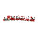 thumbnail image 2 of Juego de decoración de regalos, adorno navideño de tren de madera para el hogar, vacaciones, escaparate 31 x 3 x 55 cm, 2 of 9