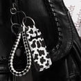 thumbnail image 3 of Yuyamidu Cow Print Chapstick Holder Keychain Comfortable Lip Balm Holder for Car Multifunctional Lipstick Keychains for Chapstick Tracker Safeguard Women Gifts, 3 of 6