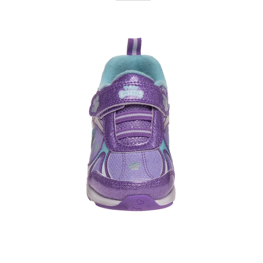 Nickelodeon Paw Patrol Girl Casual Sneakers with Two Red Lights - Purple, Size: 7