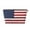 Silver, variant on America Flag Purse Organizer Handbags Totes Leather Zipper Printing Bag For Women Travel Toiletry Bag