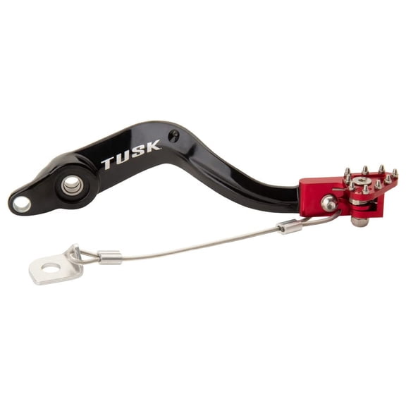 TUSK Aluminum Brake Pedal Red Tip for Beta 125 RR X-Pro 2025