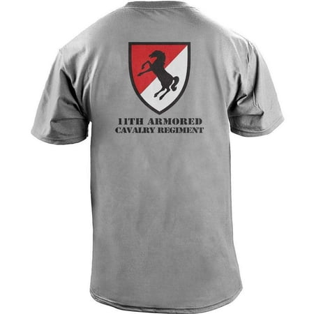 - Army 11th Armored Cavalry Regiment Veteran Full Color T-Shirt