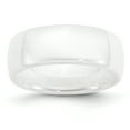 thumbnail image 1 of Ceramic White 8mm Polished Band Size 8.5, 1 of 6