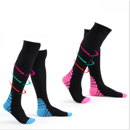 running socks diabetes compression edema varicose veins nurses suitable traveling pregnant flying cycling stockings outdoor