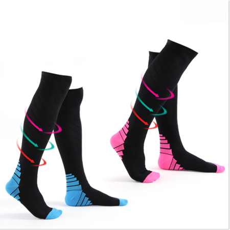 running socks diabetes compression edema varicose veins nurses suitable traveling pregnant flying cycling stockings outdoor